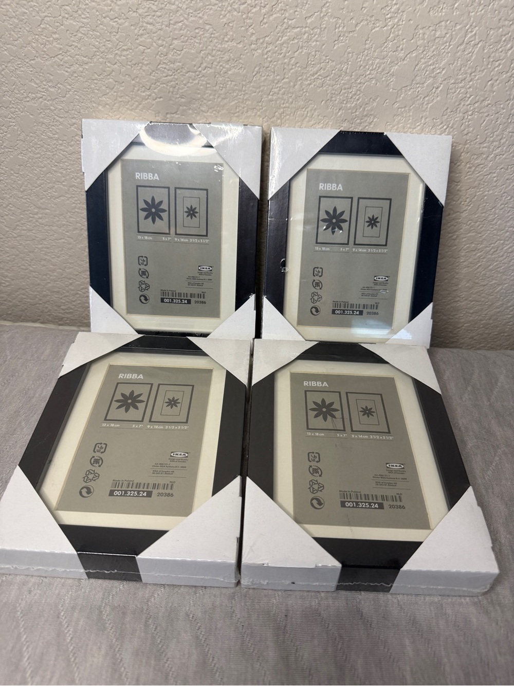 Photo Frames IKEA Ribba New (Set of 4) 5”x7” Photos
